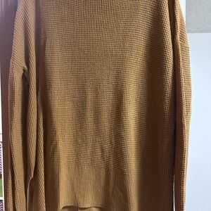 Staccato Tan Crew Neck Sweater Soft Knit Timeless Design